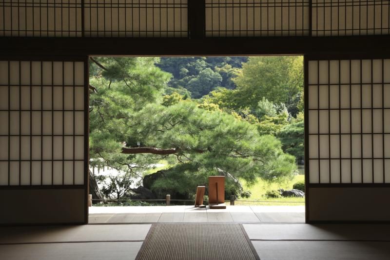 Maison jardin japonais