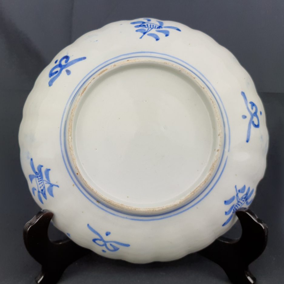 Assiette fleurs imari Japon