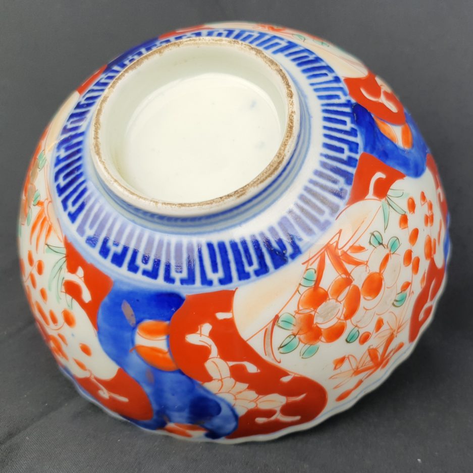 Bol fleurs imari Japon