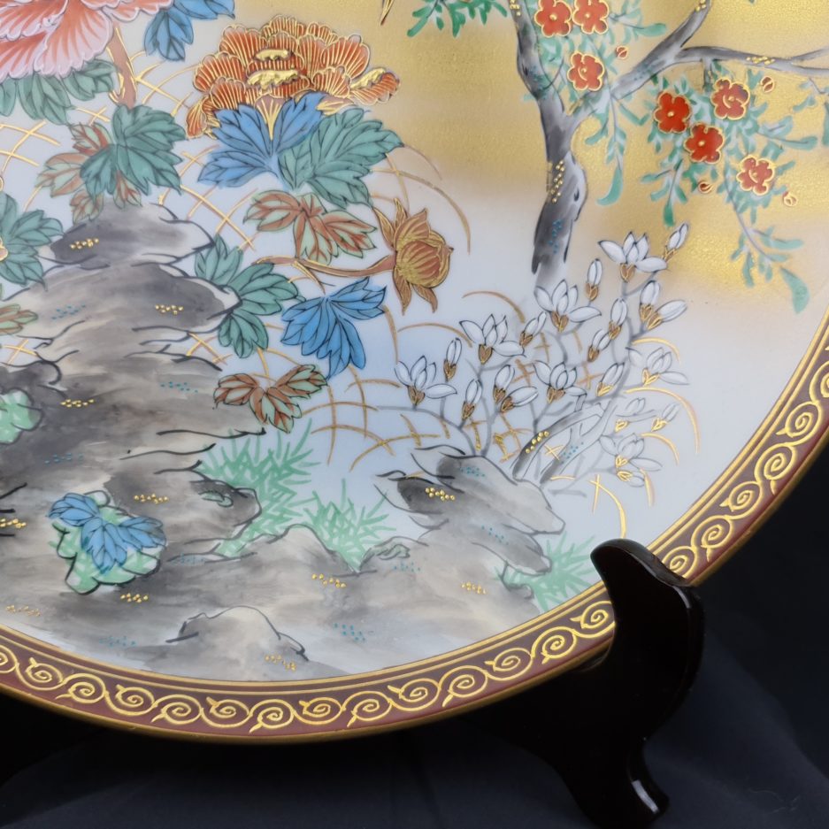 grand plat japon porcelaine luc hédin expert art japon