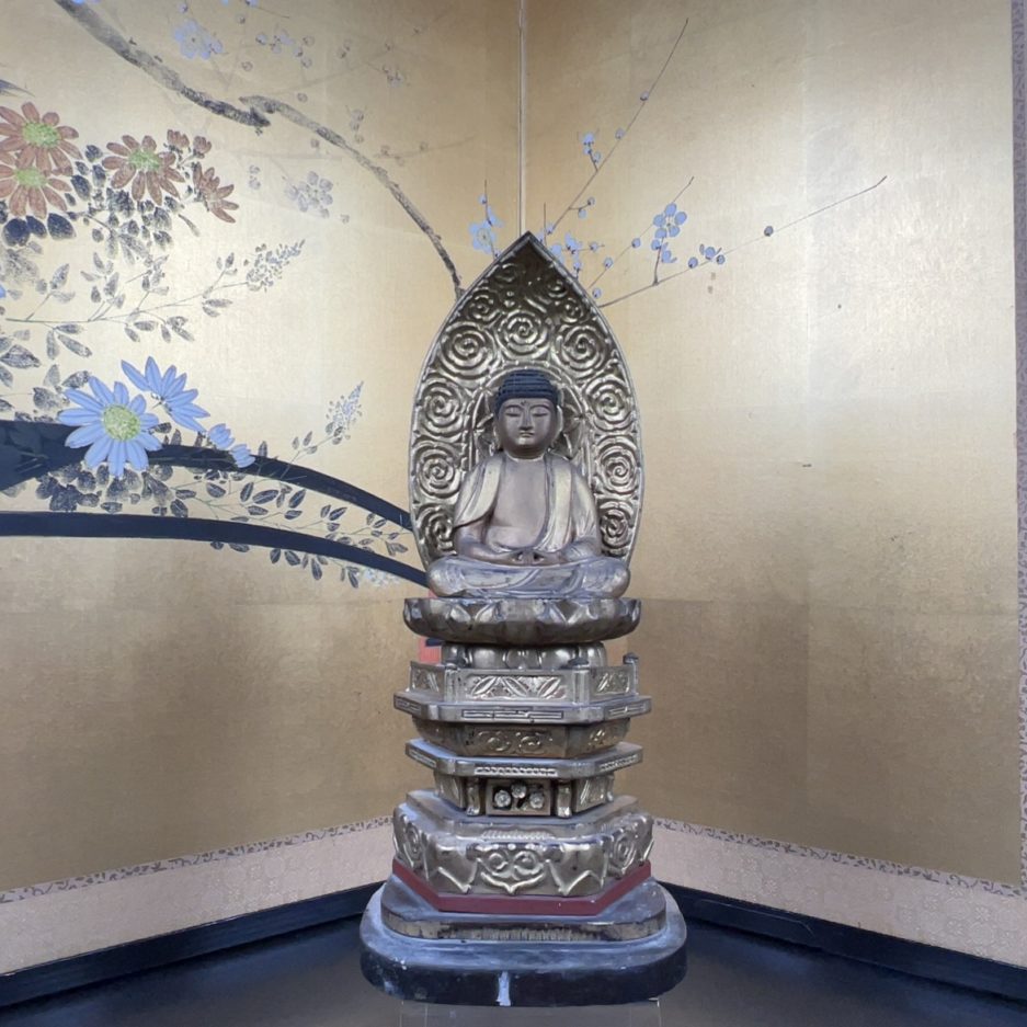 Scupture Amida meiji antiquités japon bouddhisme