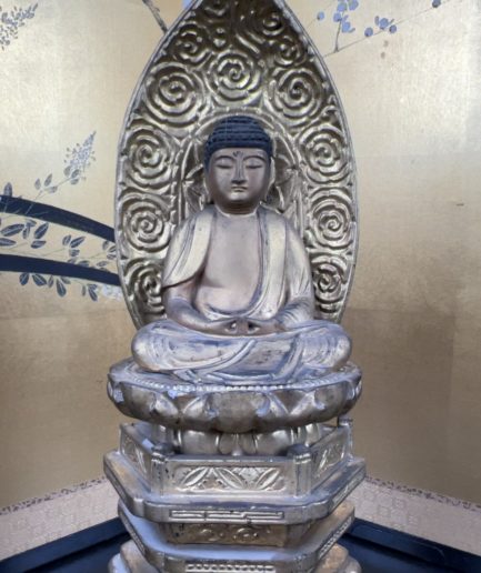 Scupture Amida meiji antiquités japon bouddhisme