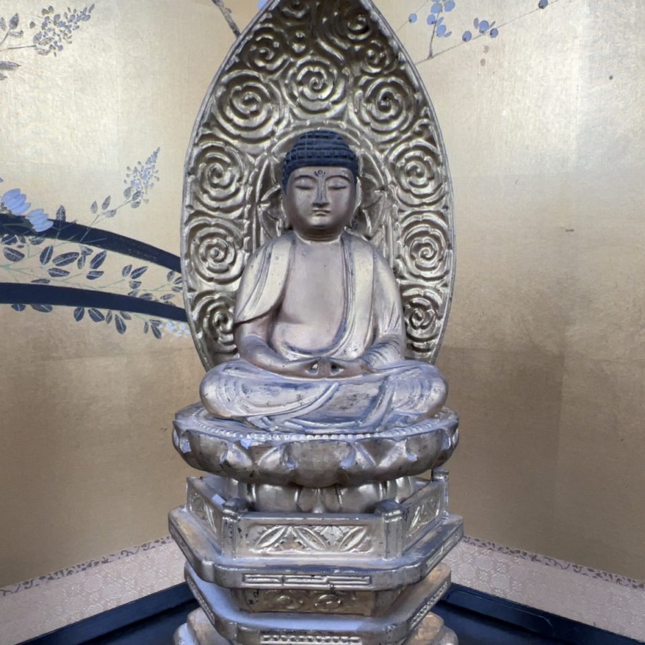 Scupture Amida meiji antiquités japon bouddhisme