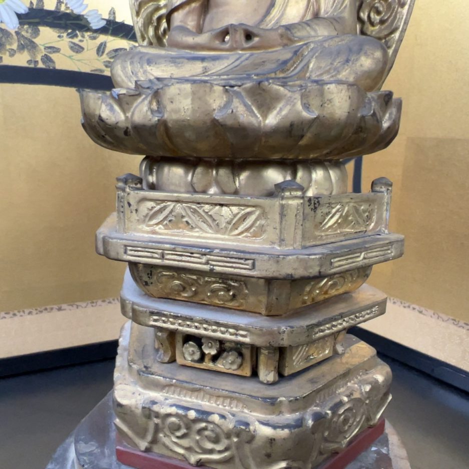 Scupture Amida meiji antiquités japon bouddhisme