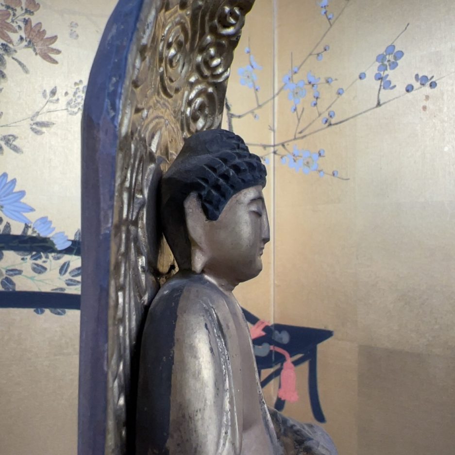 Scupture Amida meiji antiquités japon bouddhisme