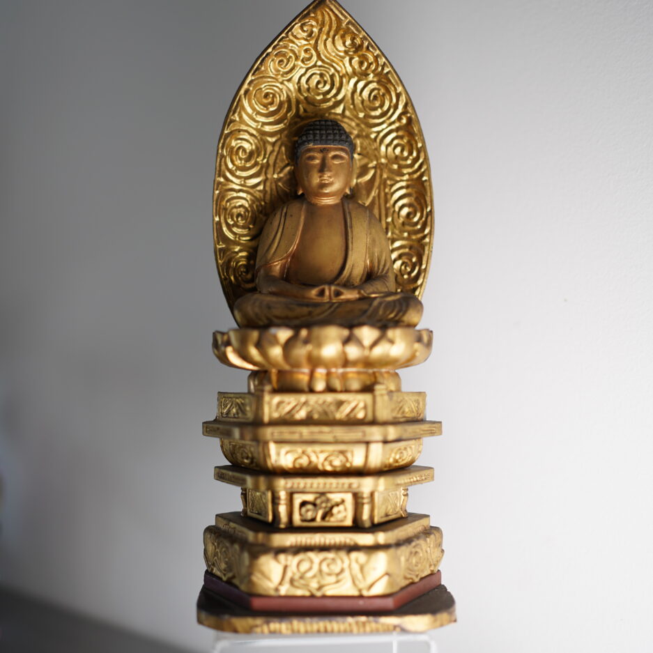 Bouddha Amida Japon sculpture Meiji Luc Hedin