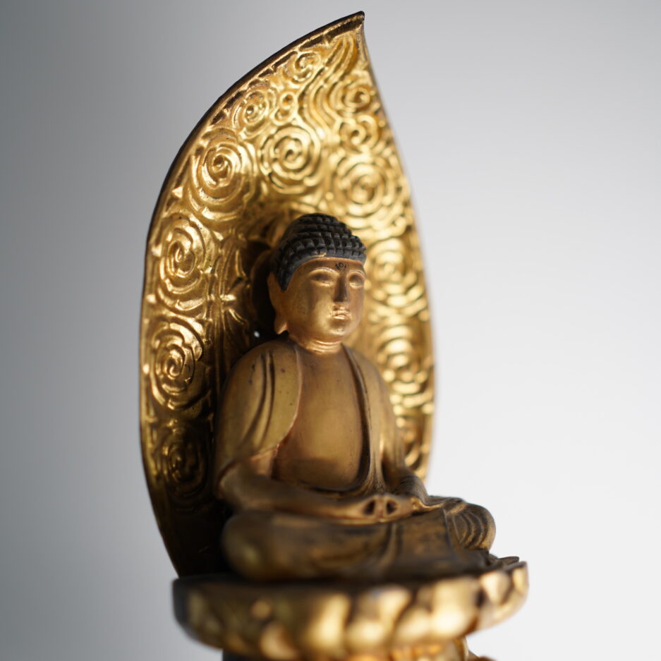 Bouddha Amida Japon sculpture Meiji Luc Hedin