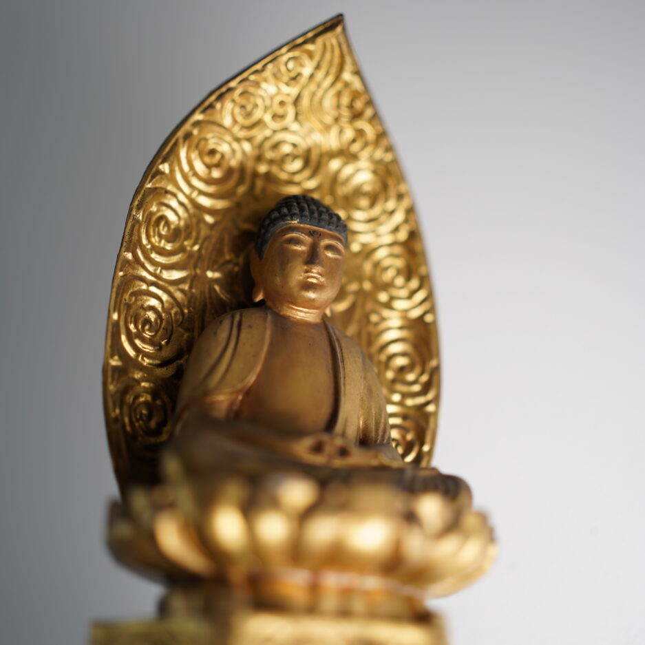 Bouddha Amida Japon sculpture Meiji Luc Hedin