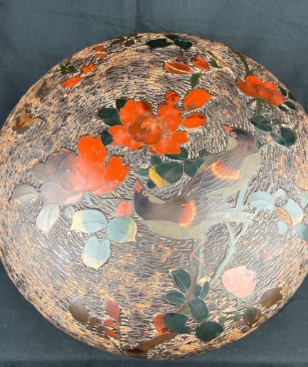 boîte japon laquée et cloisonné japonais