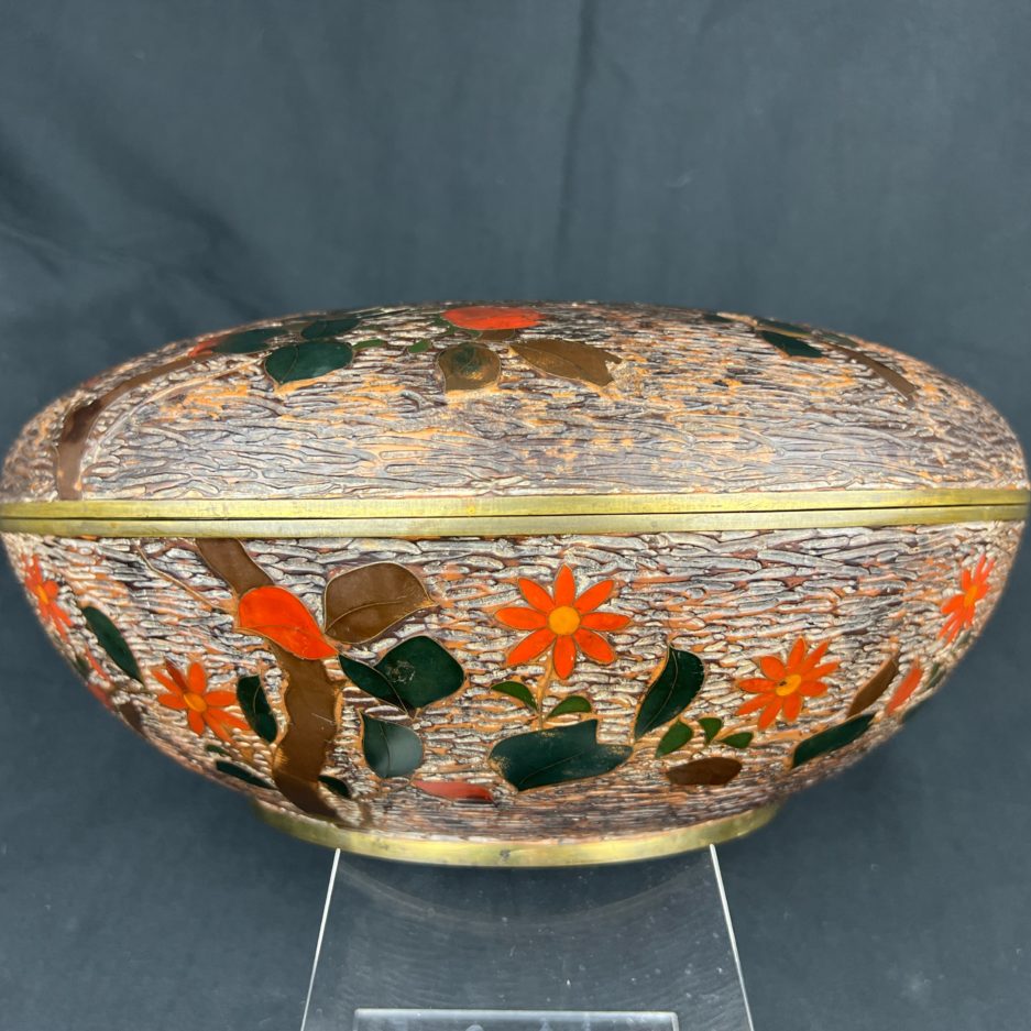 boîte japon laquée et cloisonné japonais