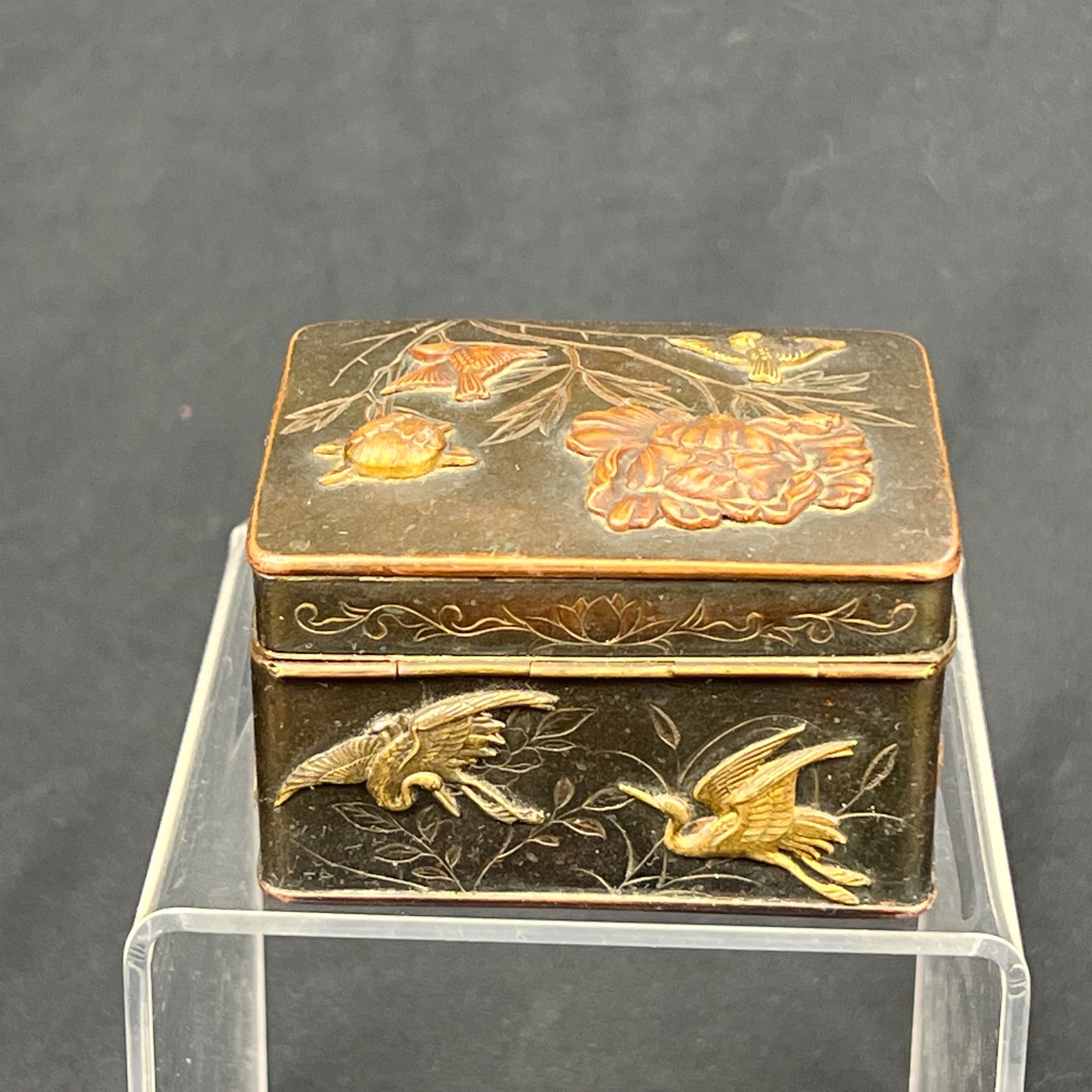 Boîte empilable illustré métal JAPAN