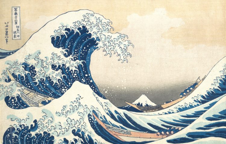 Hokusai musée Nice vague