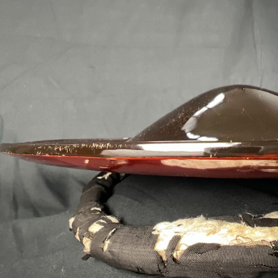 Jingasa casque samourai kashiwa rouge