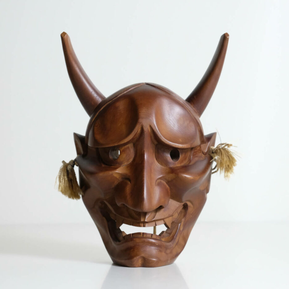 Masque Oni japon Hannya masquette