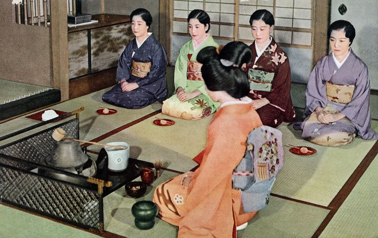 Cérémonie du thé chanoyu Japon
