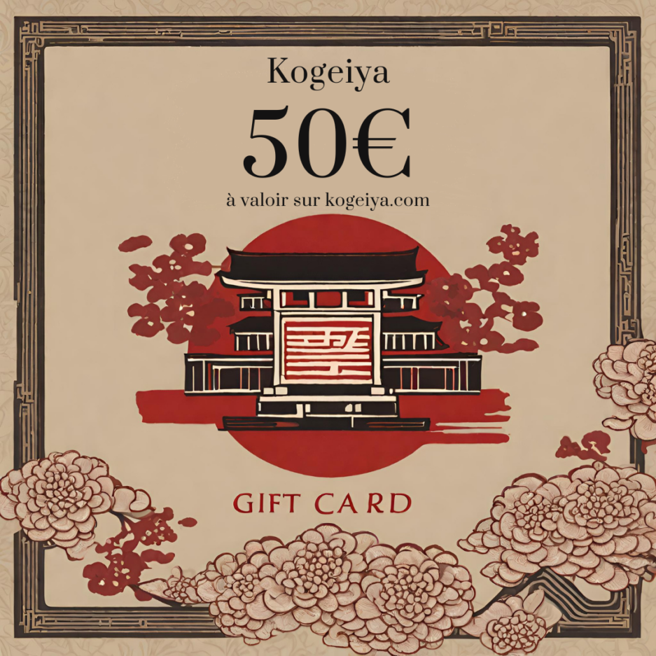 Carte cadeau anniversaire et Noel Japon Corée Kogeiya