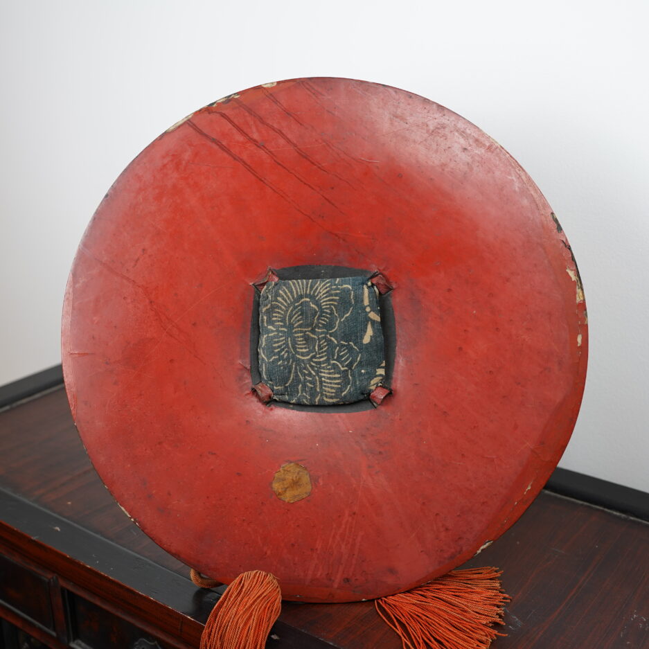 Jingasa casque samouraï Edo or Kogeiya Luc Hedin