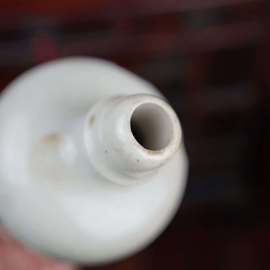 Bouteille à sake vintage Tokkuri kanji japon décoration Luc Hedin Kogeiya