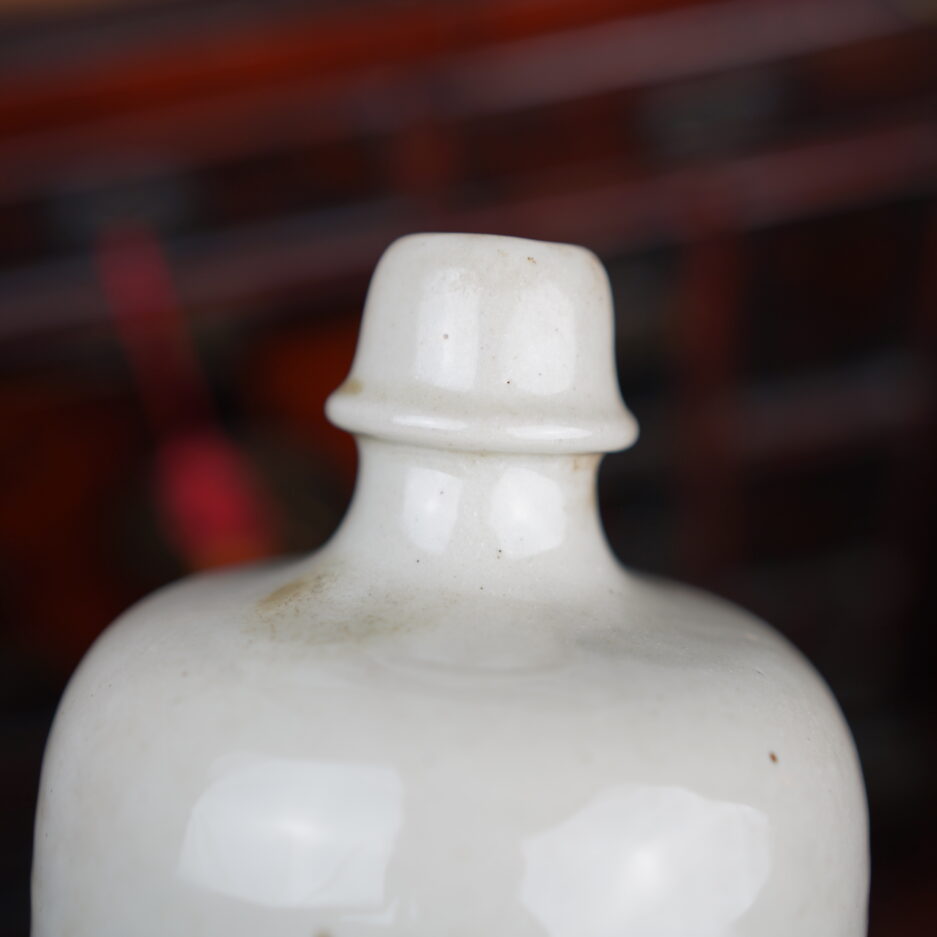 Bouteille à sake vintage Tokkuri kanji japon décoration Luc Hedin Kogeiya