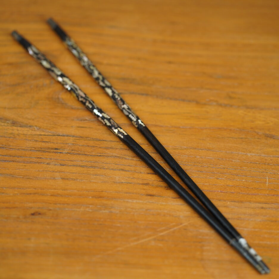 Paire de baguettes japonaise edo antique objet de collection Japon