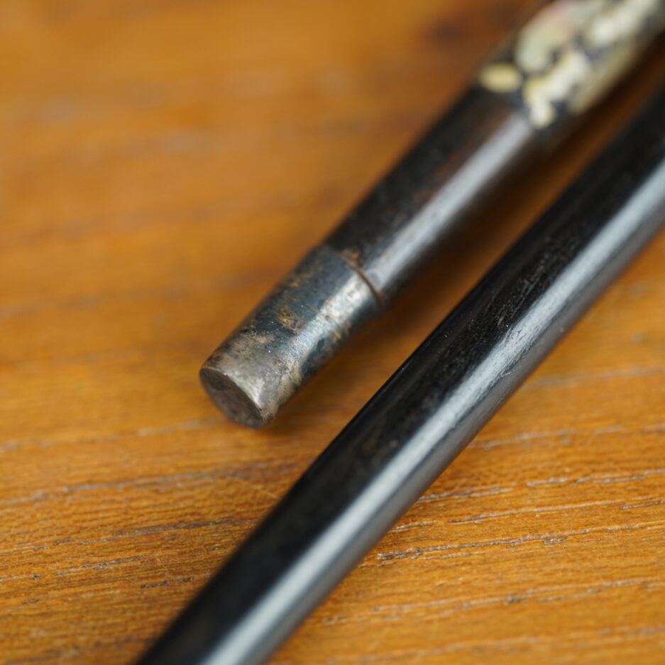 Paire de baguettes japonaise edo antique objet de collection Japon