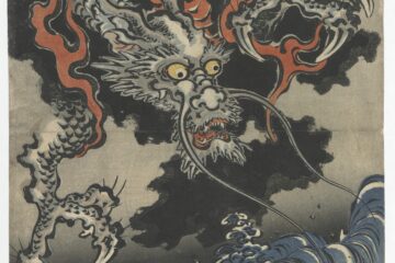 Dragon Ukiyoe Japon Utagawa Kuniyoshi