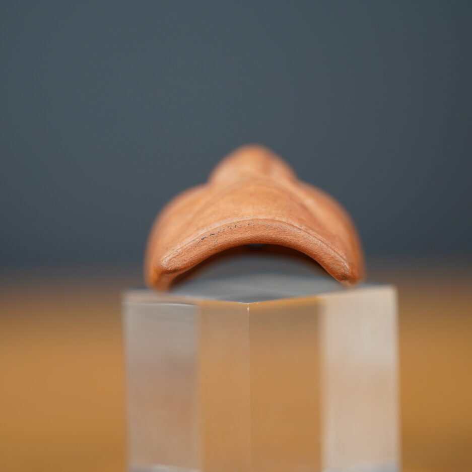 netsuke ceramique grimaçant masque japonais