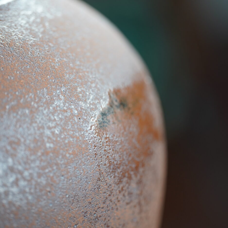 Vase boule takashi kitamura vase japonais à décor de grues japonaises