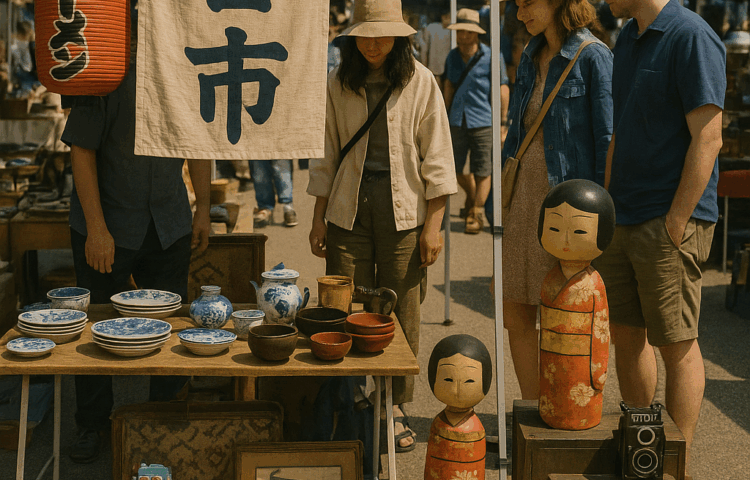 Marché aux puces japonais, marché puces Japon