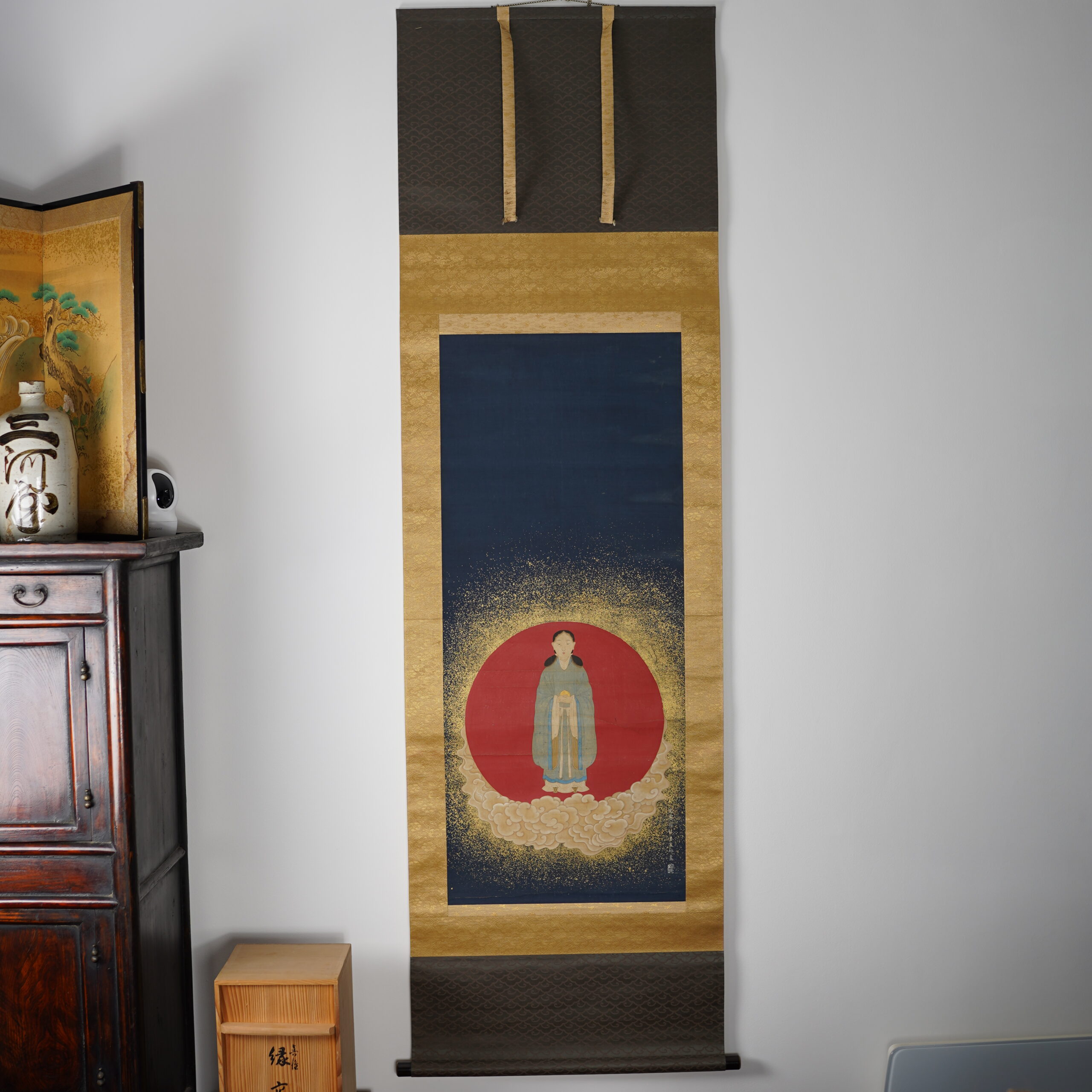 kakemono-japonais-shinto-bouddisme-nichigetsu-shinzo-art-japonais-antiquites04626