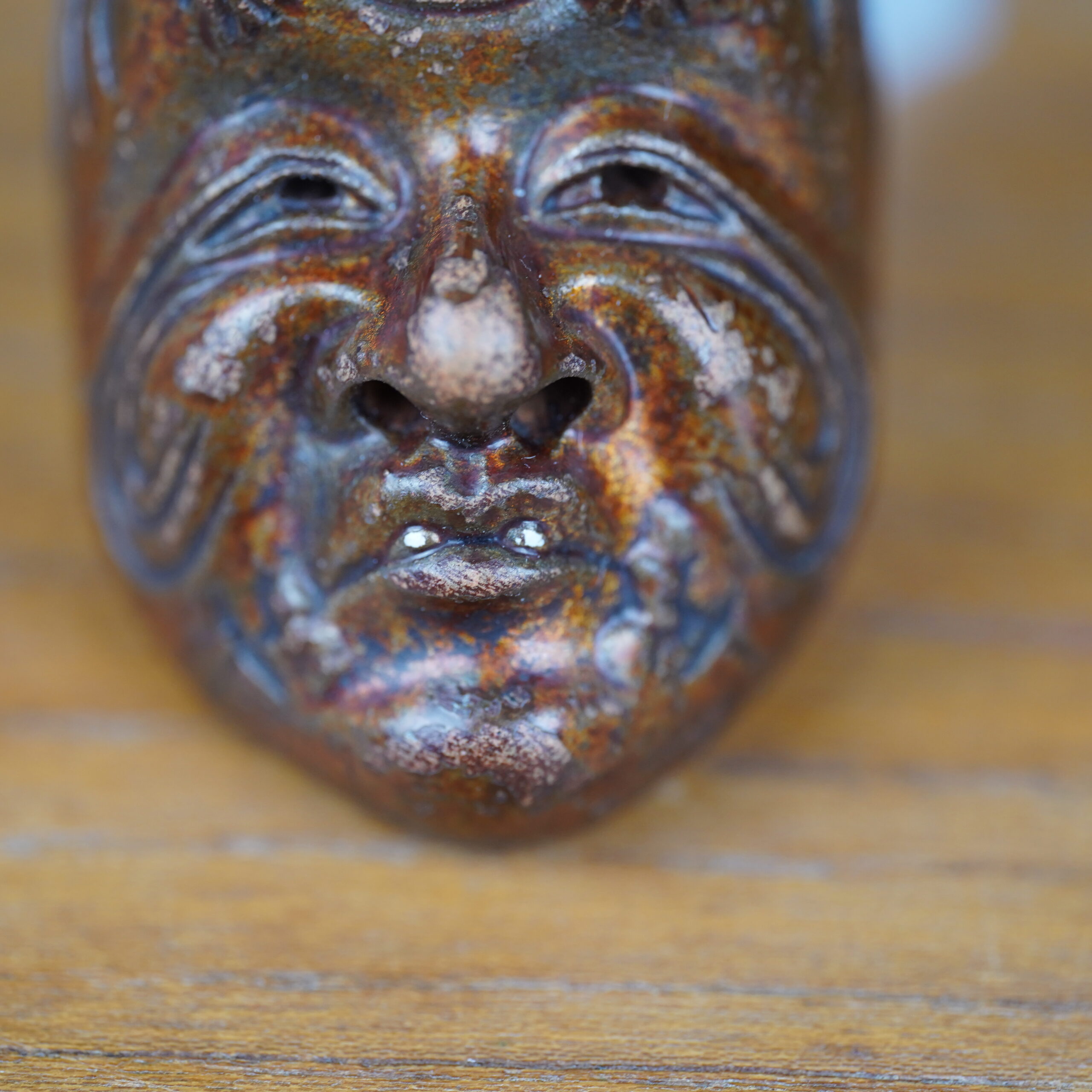 netsuke-masque-ceramique-bois-okina-hakujikisho-theatre-06611