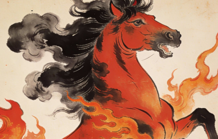 Année cheval de feu 2026