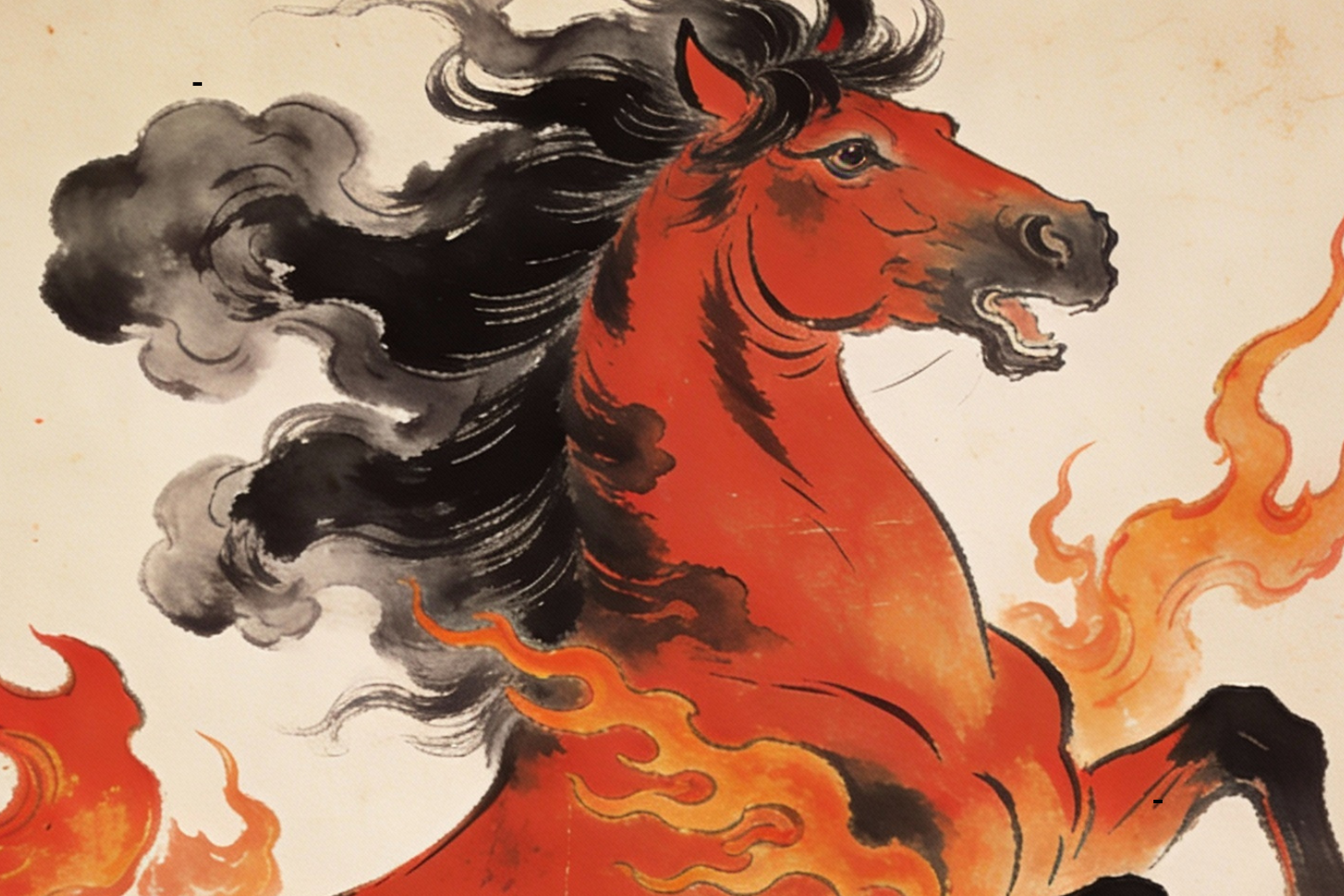 Année cheval de feu 2026